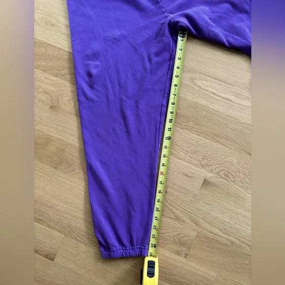 Purple Free City Sweatpants with Orange Bird Logo Size XL - Picture 7 of 7